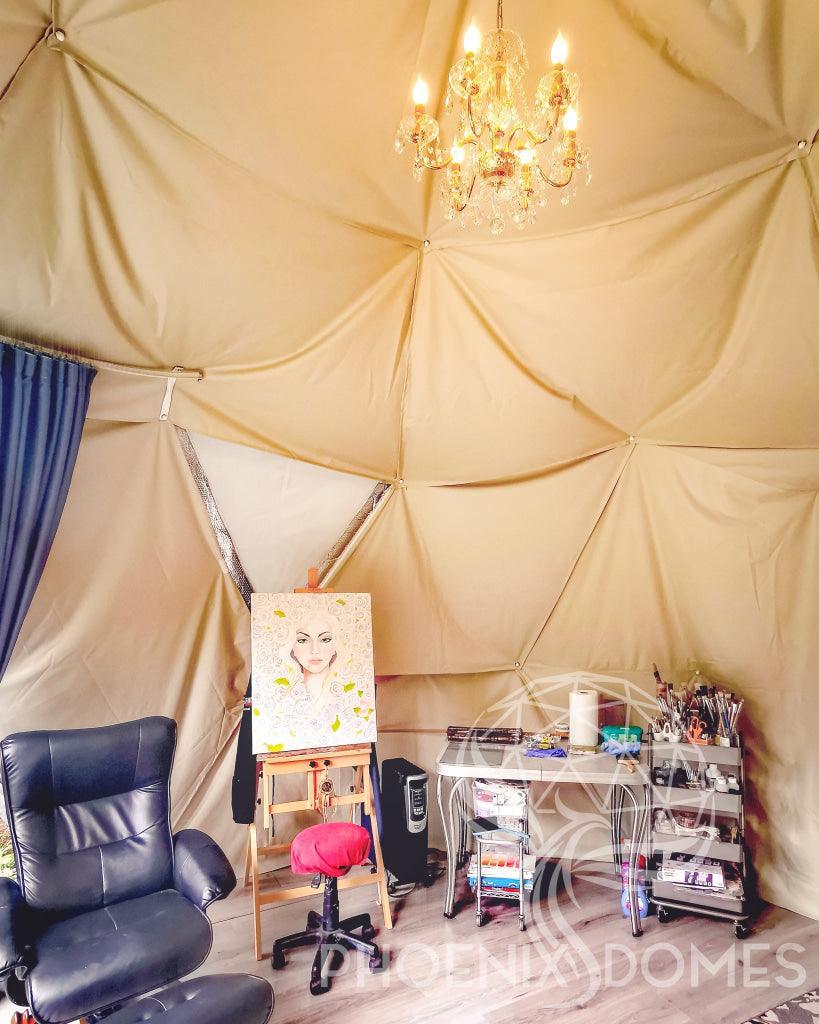 4-Season DELUXE Glamping Package Dome - 16'/5m - Phoenix Domes - Dome | Patioza