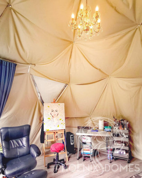 4-Season DELUXE Glamping Package Dome - 16'/5m - Phoenix Domes - Dome | Patioza