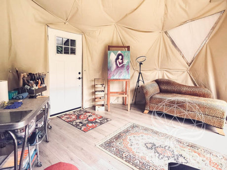 4-Season DELUXE Glamping Package Dome - 16'/5m - Phoenix Domes - Dome | Patioza