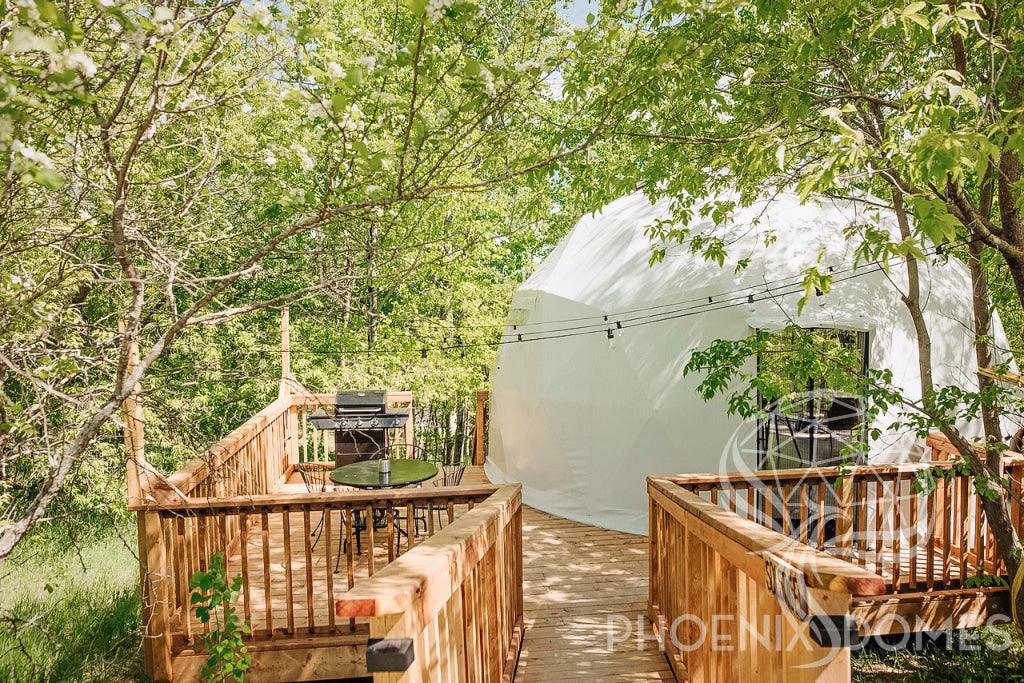 4-Season DELUXE Glamping Package Dome - 16'/5m - Phoenix Domes - Dome | Patioza