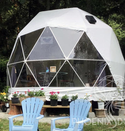 4-Season DELUXE Glamping Package Dome - 16'/5m - Phoenix Domes