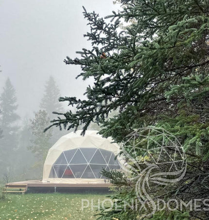 4-Season DELUXE Glamping Package Dome - 20'/6m - Phoenix Domes