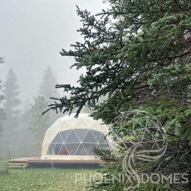 4-Season DELUXE Glamping Package Dome - 20'/6m - Phoenix Domes - Dome | Patioza