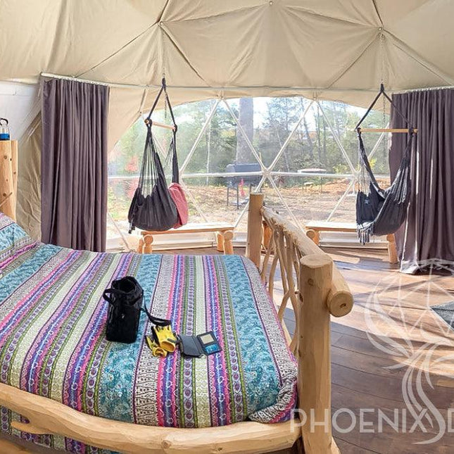 4-Season DELUXE Glamping Package Dome - 20'/6m - Phoenix Domes - Dome | Patioza