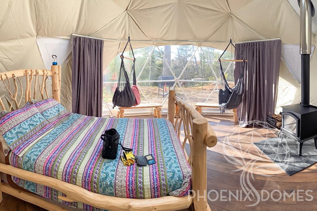 4-Season DELUXE Glamping Package Dome - 20'/6m - Phoenix Domes - Dome | Patioza