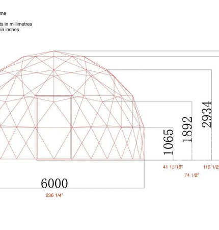 4-Season DELUXE Glamping Package Dome - 20'/6m - Phoenix Domes