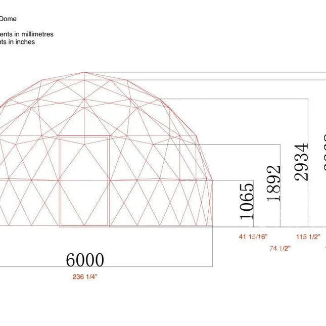 4-Season DELUXE Glamping Package Dome - 20'/6m - Phoenix Domes - Dome | Patioza