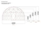 4-Season DELUXE Glamping Package Dome - 20'/6m - Phoenix Domes - Dome | Patioza