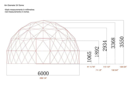 4-Season DELUXE Glamping Package Dome - 20'/6m - Phoenix Domes - Dome | Patioza