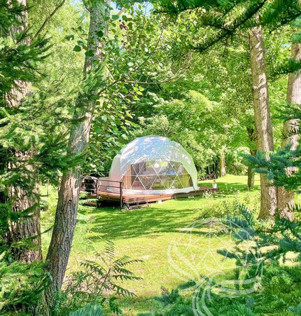 4-Season DELUXE Glamping Package Dome - 20'/6m - Phoenix Domes