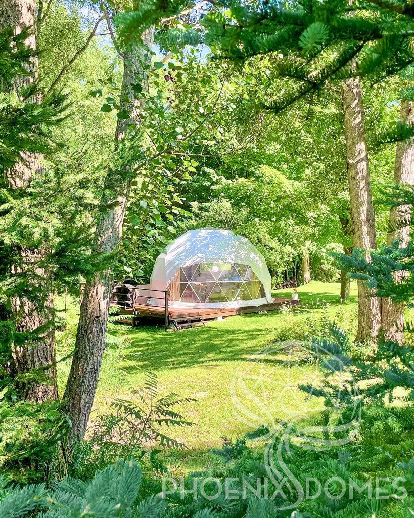 4-Season DELUXE Glamping Package Dome - 20'/6m - Phoenix Domes - Dome | Patioza