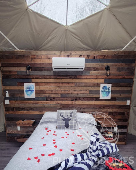4-Season DELUXE Glamping Package Dome - 20'/6m - Phoenix Domes - Dome | Patioza