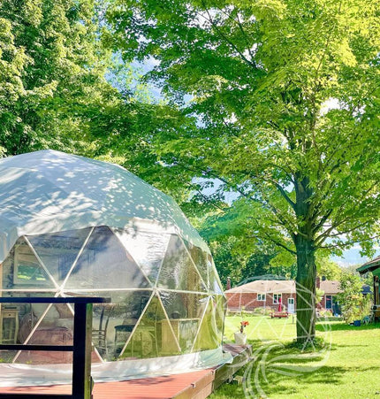 4-Season DELUXE Glamping Package Dome - 20'/6m - Phoenix Domes