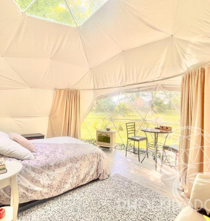 4-Season DELUXE Glamping Package Dome - 20'/6m - Phoenix Domes