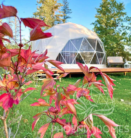 4-Season DELUXE Glamping Package Dome - 20'/6m - Phoenix Domes - Dome | Patioza