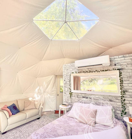 4-Season DELUXE Glamping Package Dome - 20'/6m - Phoenix Domes
