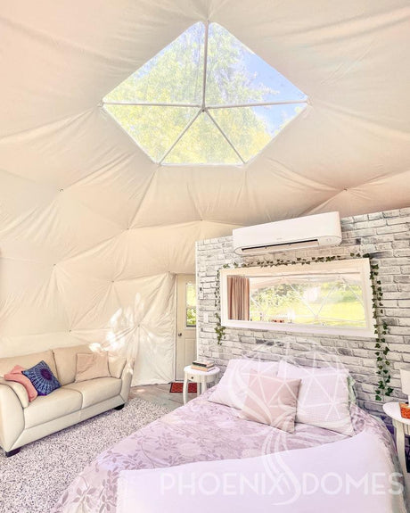 4-Season DELUXE Glamping Package Dome - 20'/6m - Phoenix Domes - Dome | Patioza