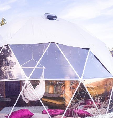 4-Season DELUXE Glamping Package Dome - 20'/6m - Phoenix Domes