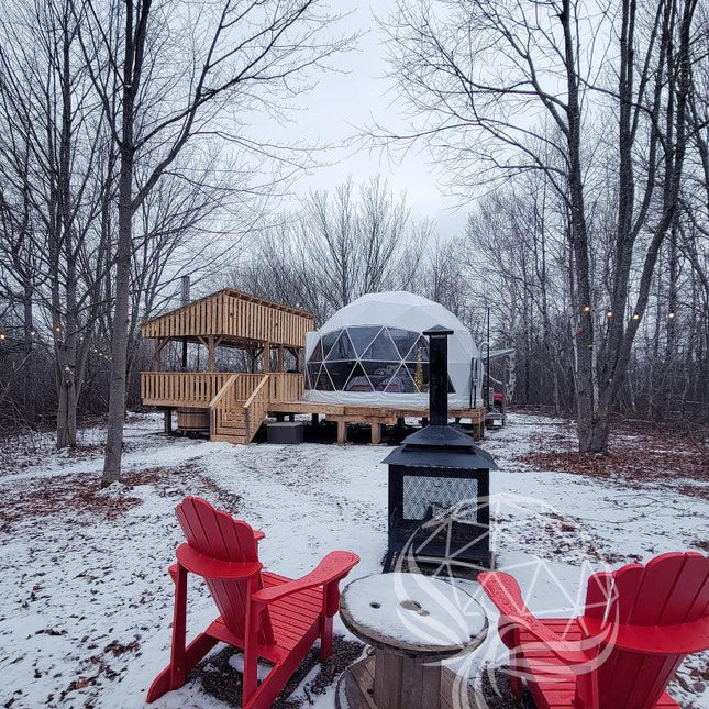 4-Season DELUXE Glamping Package Dome - 20'/6m - Phoenix Domes - Dome | Patioza