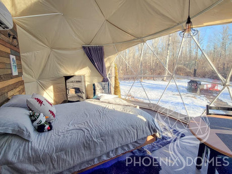 4-Season DELUXE Glamping Package Dome - 20'/6m - Phoenix Domes - Dome | Patioza