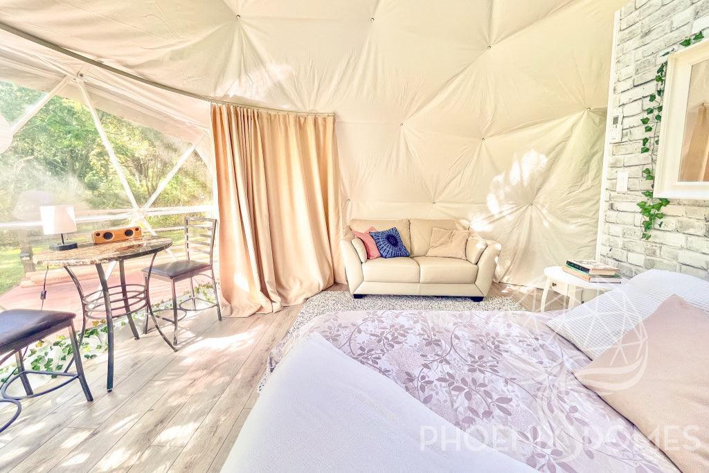4-Season DELUXE Glamping Package Dome - 20'/6m - Phoenix Domes - Dome | Patioza