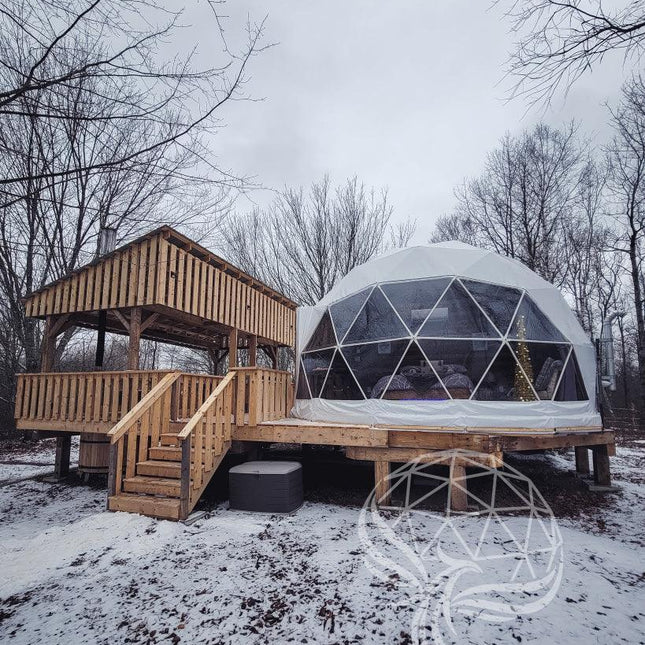 4-Season DELUXE Glamping Package Dome - 20'/6m - Phoenix Domes - Dome | Patioza