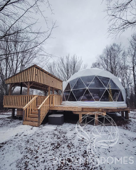 4-Season DELUXE Glamping Package Dome - 20'/6m - Phoenix Domes - Dome | Patioza