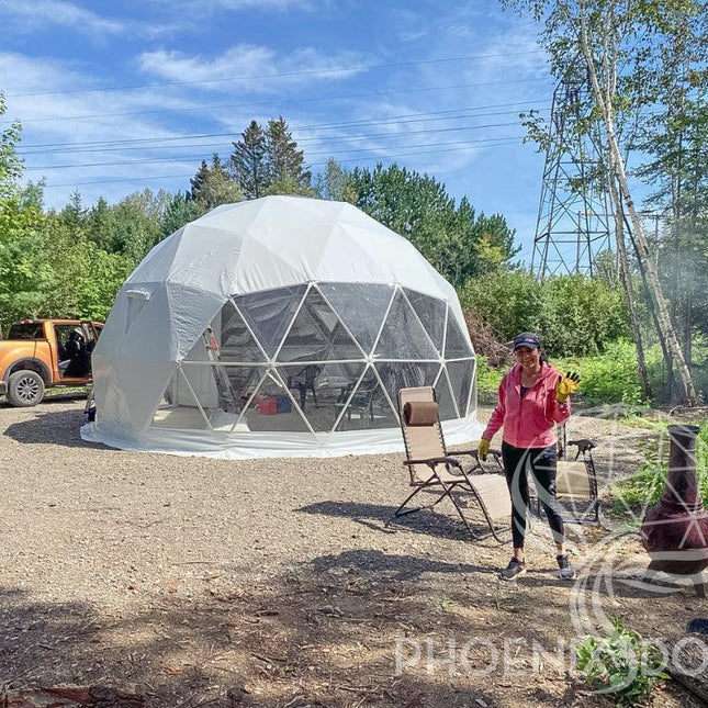 4-Season DELUXE Glamping Package Dome - 20'/6m - Phoenix Domes - Dome | Patioza