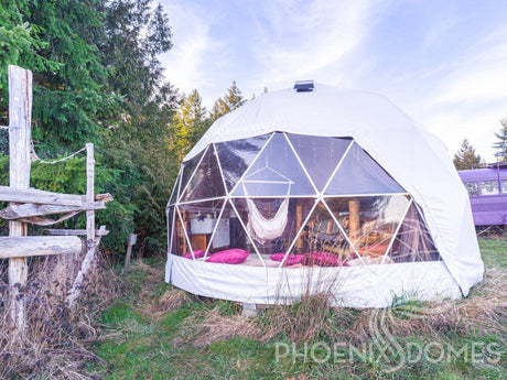 4-Season DELUXE Glamping Package Dome - 20'/6m - Phoenix Domes - Dome | Patioza