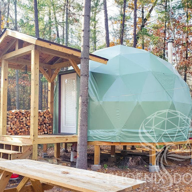 4-Season DELUXE Glamping Package Dome - 20'/6m - Phoenix Domes - Dome | Patioza