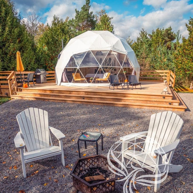 4-Season DELUXE Glamping Package Dome - 23'/7m - Phoenix Domes - Dome | Patioza