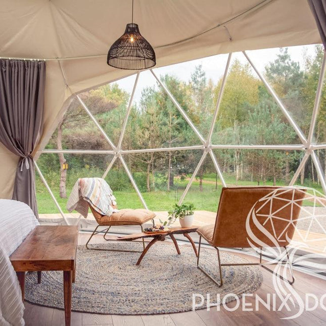 4-Season DELUXE Glamping Package Dome - 23'/7m - Phoenix Domes - Dome | Patioza