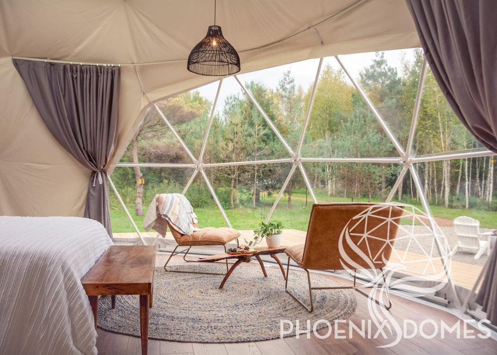 4-Season DELUXE Glamping Package Dome - 23'/7m - Phoenix Domes - Dome | Patioza