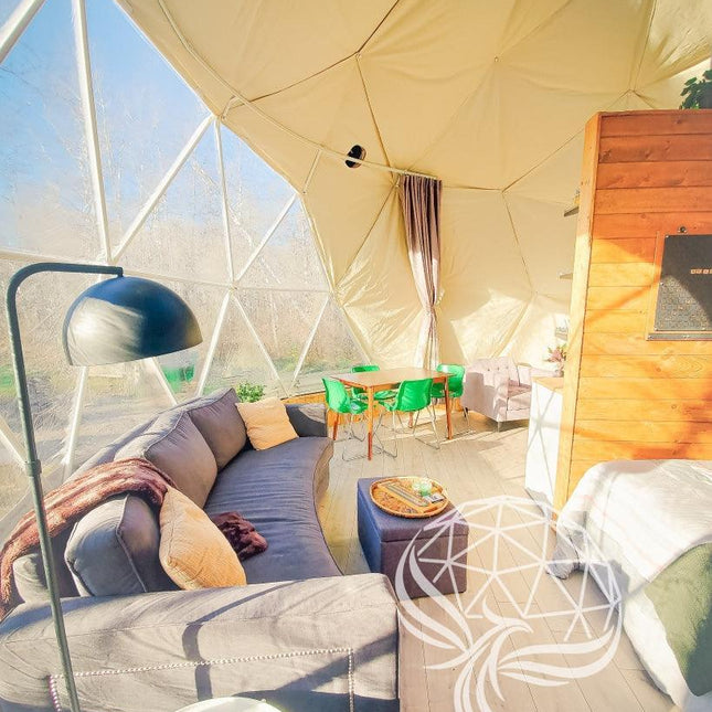 4-Season DELUXE Glamping Package Dome - 23'/7m - Phoenix Domes - Dome | Patioza