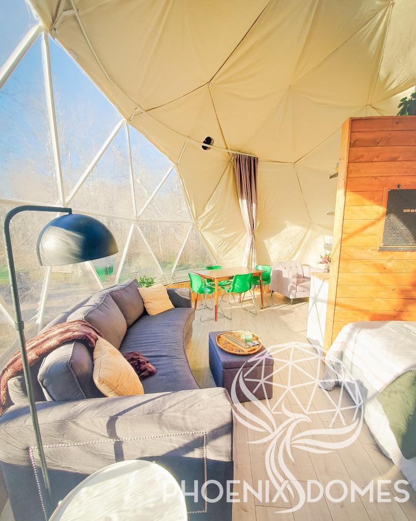 4-Season DELUXE Glamping Package Dome - 23'/7m - Phoenix Domes - Dome | Patioza