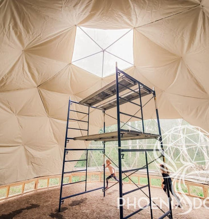 4-Season DELUXE Glamping Package Dome - 23'/7m - Phoenix Domes