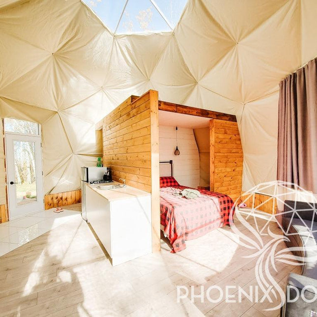 4-Season DELUXE Glamping Package Dome - 23'/7m - Phoenix Domes - Dome | Patioza
