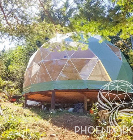4-Season DELUXE Glamping Package Dome - 23'/7m - Phoenix Domes