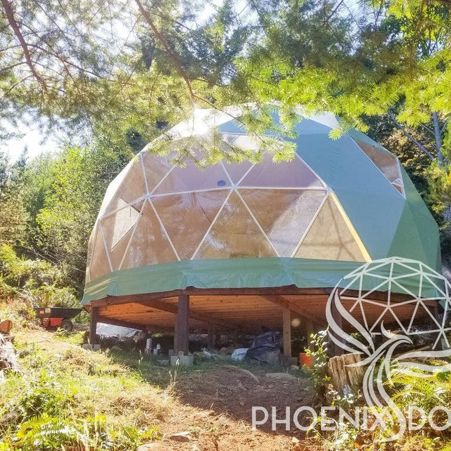 4-Season DELUXE Glamping Package Dome - 23'/7m - Phoenix Domes - Dome | Patioza