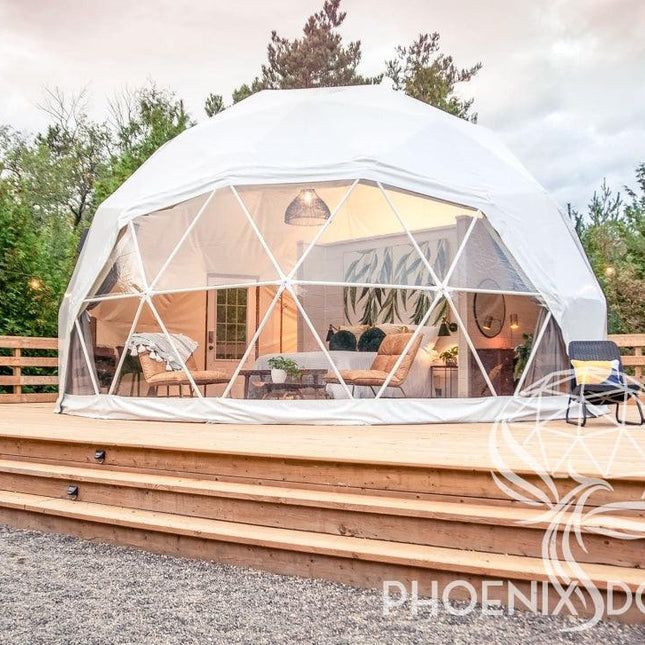 4-Season DELUXE Glamping Package Dome - 23'/7m - Phoenix Domes - Dome | Patioza