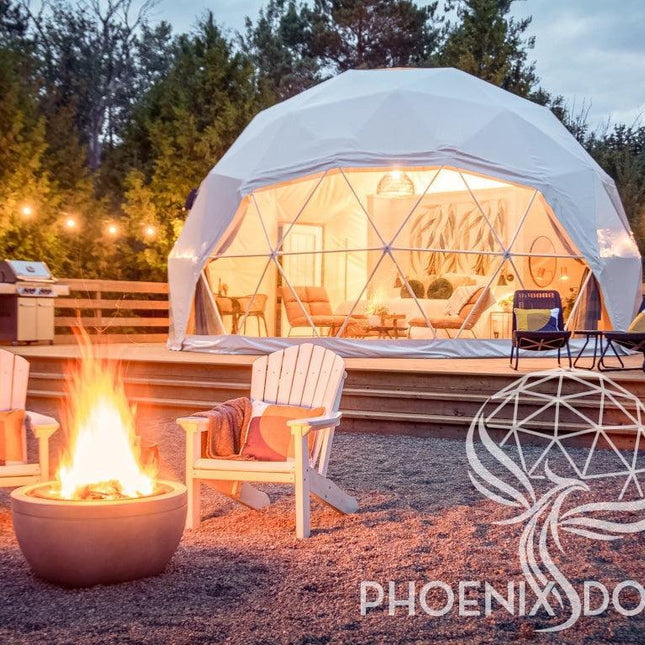 4-Season DELUXE Glamping Package Dome - 23'/7m - Phoenix Domes - Dome | Patioza