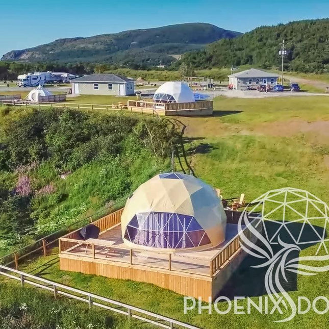4-Season DELUXE Glamping Package Dome - 23'/7m - Phoenix Domes - Dome | Patioza