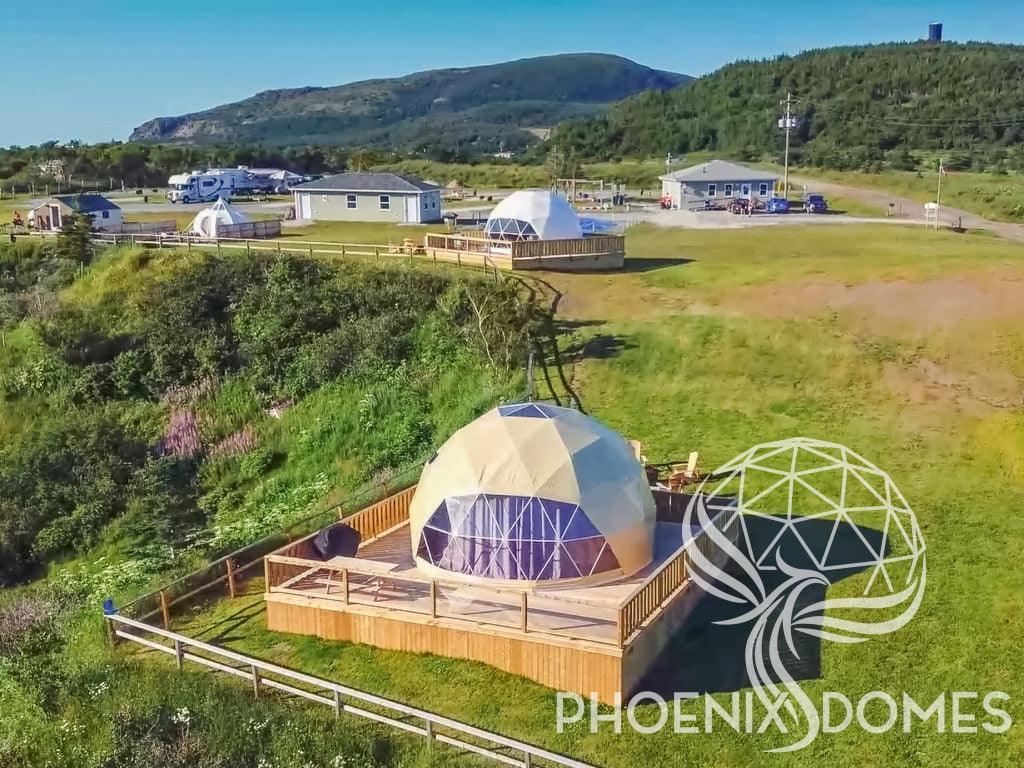 4-Season DELUXE Glamping Package Dome - 23'/7m - Phoenix Domes - Dome | Patioza