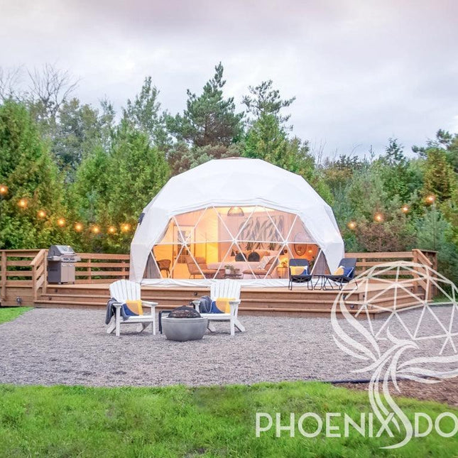 4-Season DELUXE Glamping Package Dome - 23'/7m - Phoenix Domes - Dome | Patioza