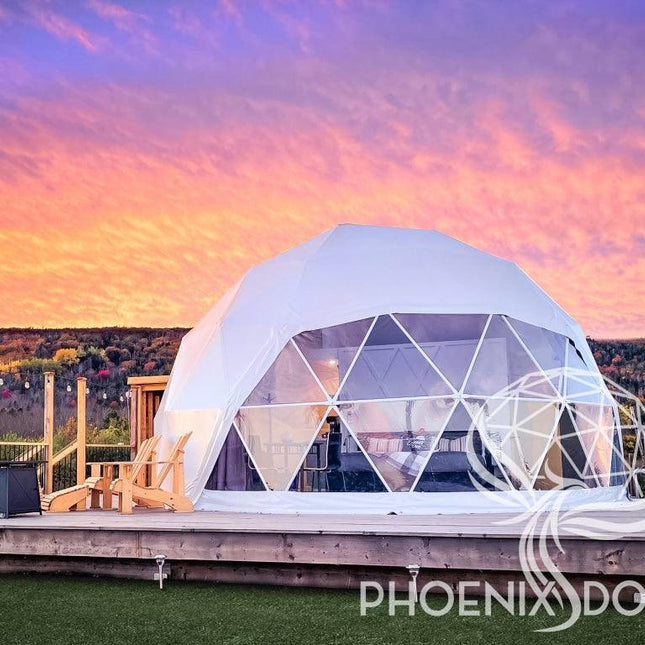 4-Season DELUXE Glamping Package Dome - 23'/7m - Phoenix Domes - Dome | Patioza