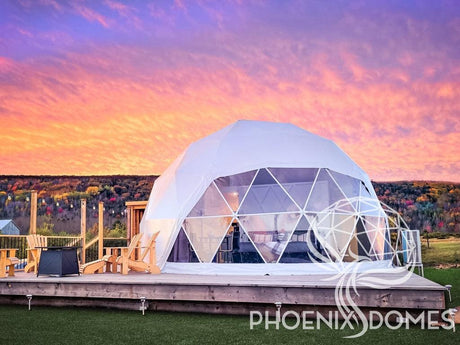 4-Season DELUXE Glamping Package Dome - 23'/7m - Phoenix Domes - Dome | Patioza