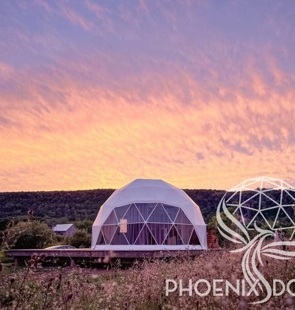 4-Season DELUXE Glamping Package Dome - 23'/7m - Phoenix Domes