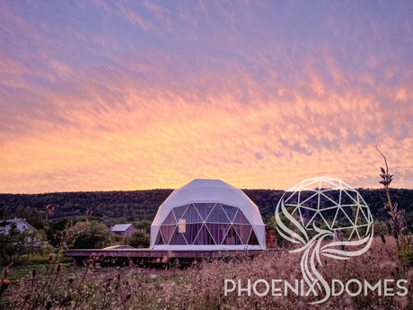 4-Season DELUXE Glamping Package Dome - 23'/7m - Phoenix Domes - Dome | Patioza