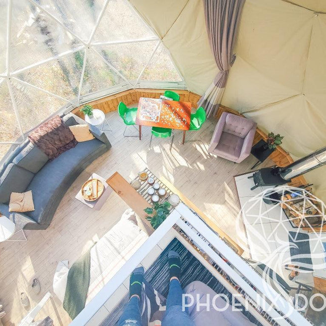 4-Season DELUXE Glamping Package Dome - 23'/7m - Phoenix Domes - Dome | Patioza