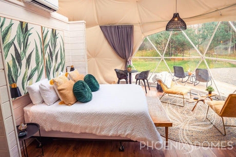 4-Season DELUXE Glamping Package Dome - 23'/7m - Phoenix Domes - Dome | Patioza